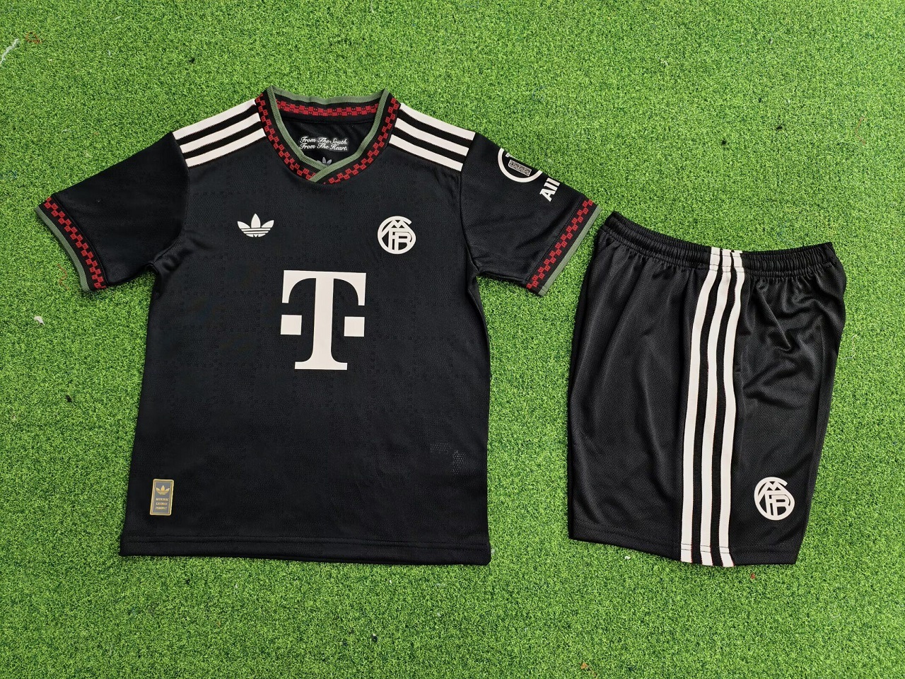 Kids-Bayern Munich 25/26 Third Black Soccer Jersey(Player)